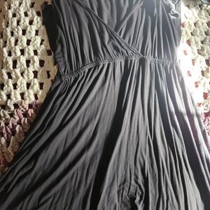 Basic Black Short Sleeve Dress